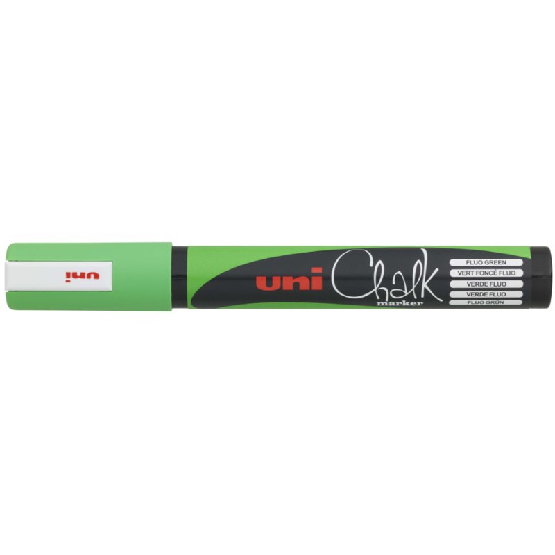 uni-ball krijtmarker PWE5M, neongroen, 1,8-2,5 mm